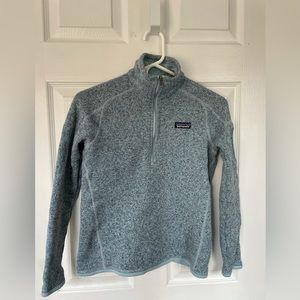 Patagonia Woman’s Better Sweater 1/4 zip size xs/s. woman’s small, fits like XS.